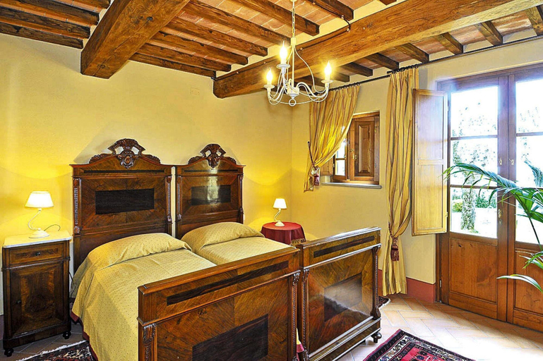 Bedroom 3, Estate in Monte Serra With Pool & Olive Trees, Pisa