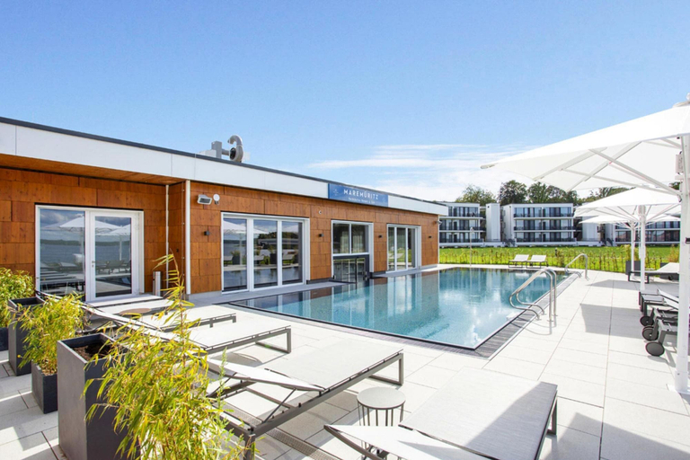 Pool 4, Appartements im Maremuritz Yachthafen Resort, Mecklenburgische Seenplatte