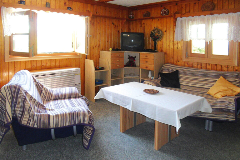 Living area, Blockhaus in Rinchnach mit Panoramablick, Regen