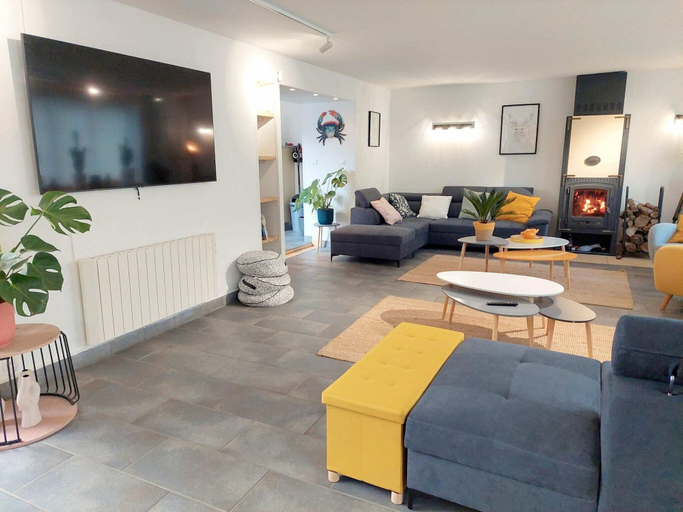 Living area 2, Holiday Home in Brignogan-plages, Finistère