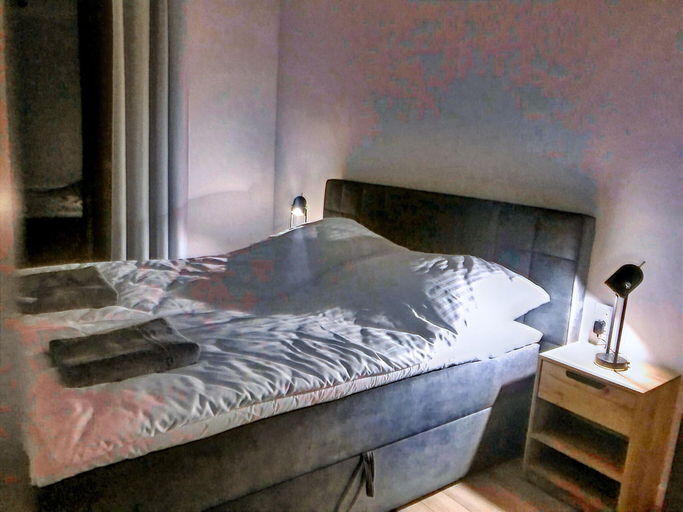 Bedroom, House With a Private Swimming Pool and Sauna, Świnoujście
