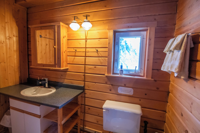 Bathroom 4, Little Atlin Lodge, Yukon