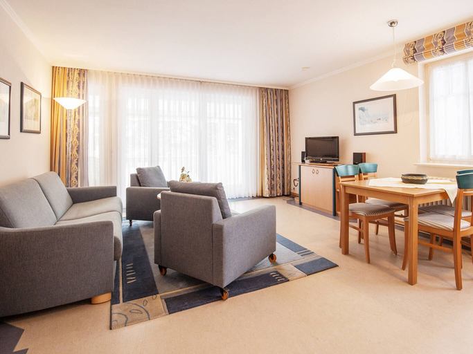 Living area, Ferienwohnung im Dunenpark Binz, Vorpommern-Rügen