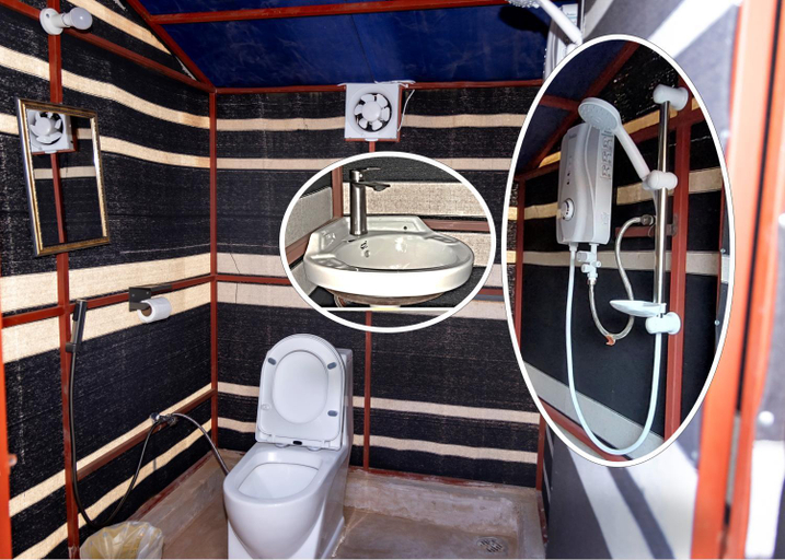 Bathroom 4, Sand Delight Camp, Biddiya