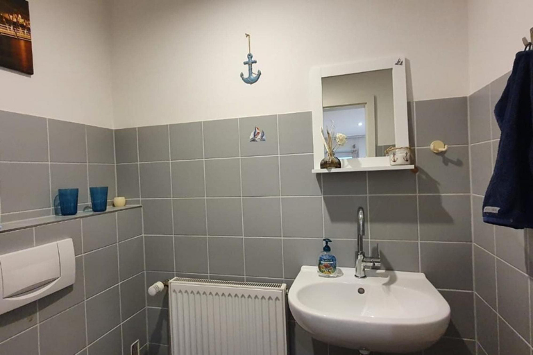 Bathroom 5, Ferienwohnung am Prusssee in Guster, Herzogtum Lauenburg