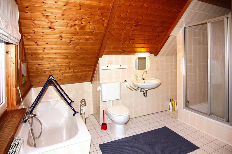 Bathroom, Holiday Home in the Quiet Corner, Bad Malente, Ostholstein