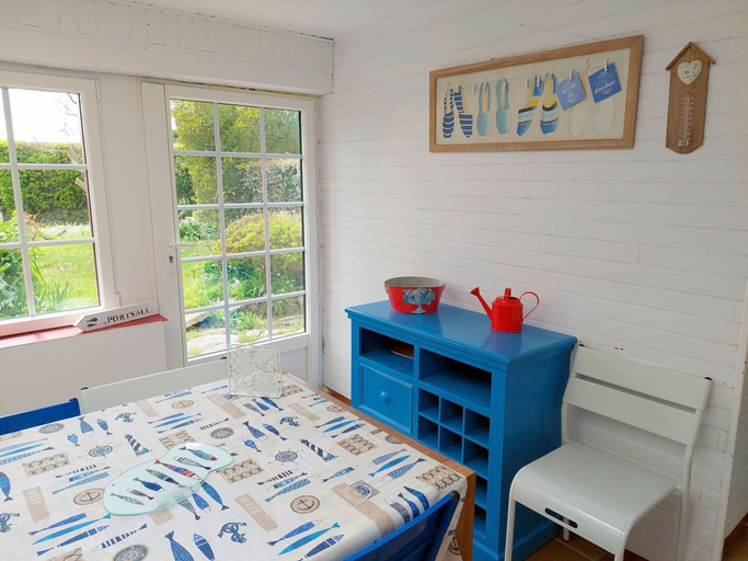 Bedroom 4, Breton Granite Stone House Near the sea, Finistère
