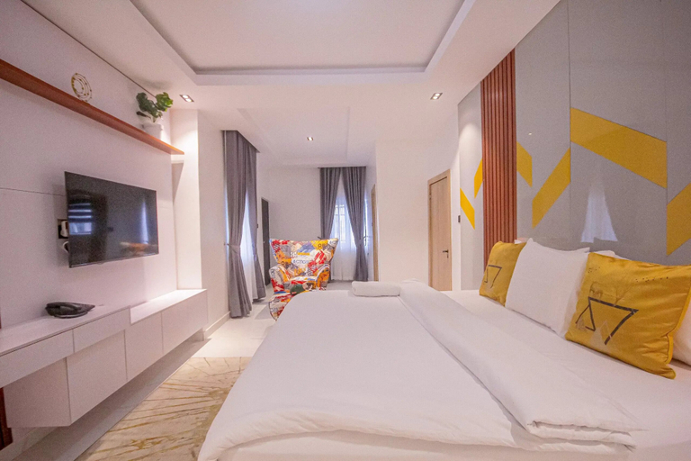 Bedroom, Tranquil Oasis in Benin City by bnj Luxury, Ikpoba-Okha