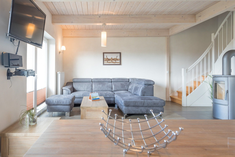 Living area 5, Luxurios Eingerichtetes Ferienhaus in Strandnahe, Nordfriesland