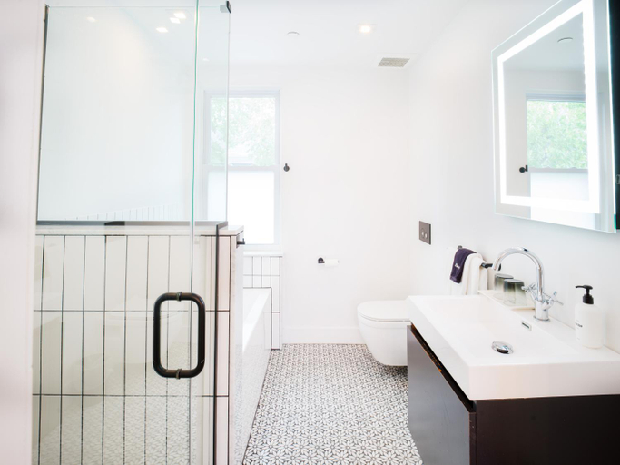 Bathroom, American Beech Hotel, Suffolk