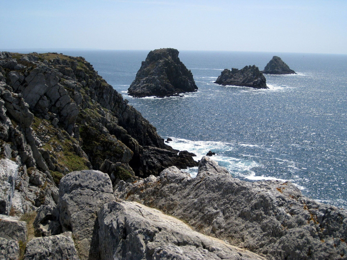 View from property 3, Holiday Home With sea Views, Tregarvan, Finistère