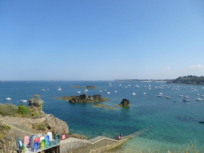View from property 5, Stone House in Brittany Near Rance River, Ille-et-Vilaine
