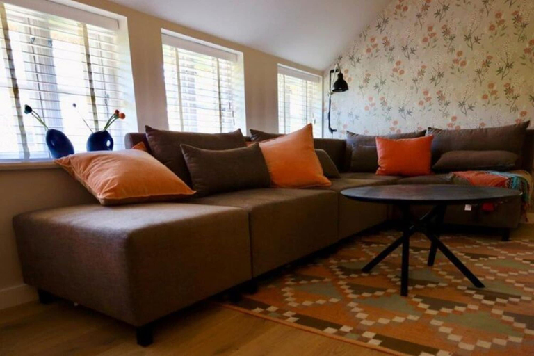 Living area 5, Reetgedecktes Ferienhaus in Nieblum auf Foehr, Nordfriesland