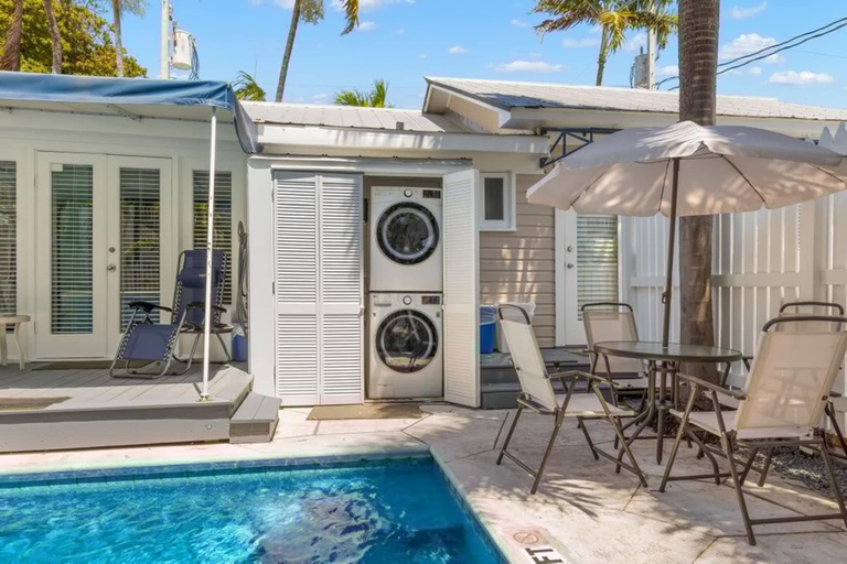 Terrace/patio, Poolside Suite by Brightwild Pvt Pool Parking, Monroe