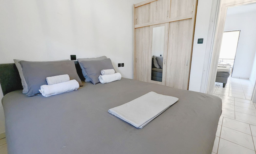 Bedroom 2, JM Apartment in Kamena Vourla, Central Greece