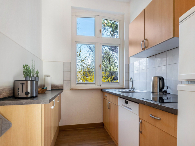 Private kitchen 5, Reihenhaus mit Wlan in Buchholz am Muritzsee, Mecklenburgische Seenplatte