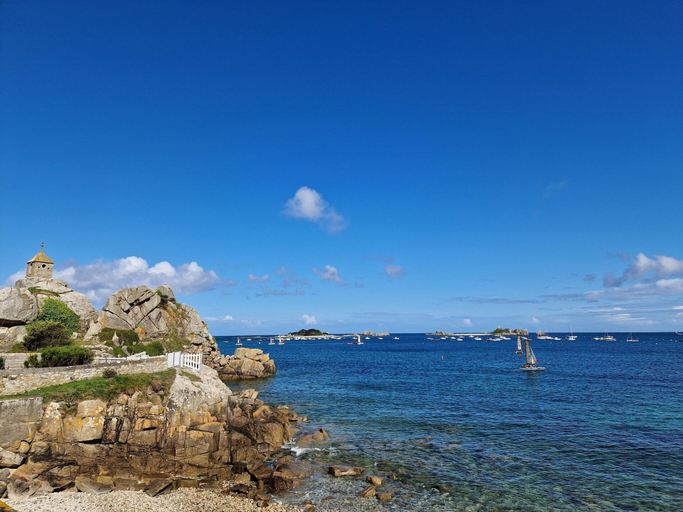 View from property 5, Breton Holiday Home With Fantastic sea View, Côtes-d'Armor