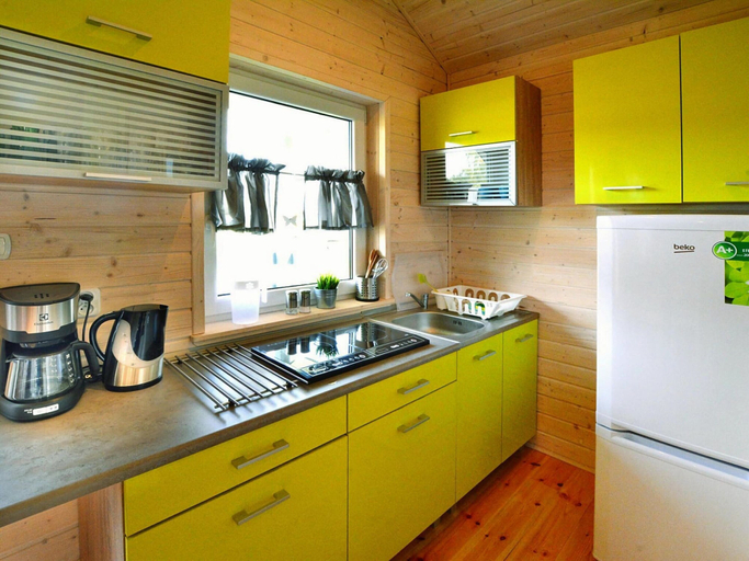 Private kitchen 4, Holiday Homes With air Conditioning, Pool, Jacuzzi, Sławno