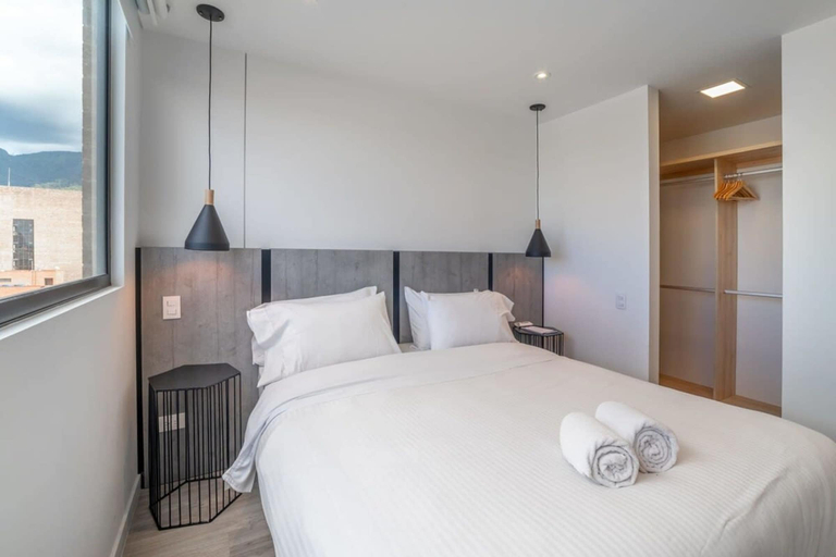 Bedroom 2, w Classy 1BR in Chapinero, Santafé de Bogotá