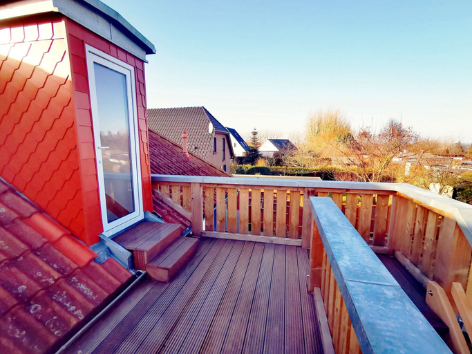 Exterior 2, Huebsche Ferienwohnung in Lubmin mit Blick auf Ruegen, Vorpommern-Greifswald