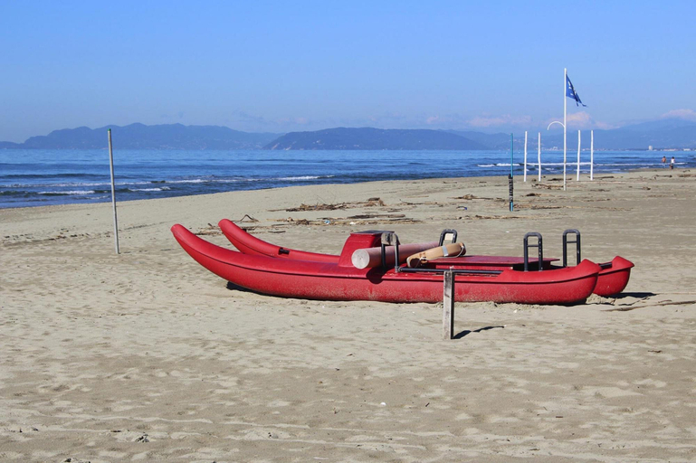 Water view 5, Holiday Home With Above-ground Pool and sea View in Monteggiori, Lucca