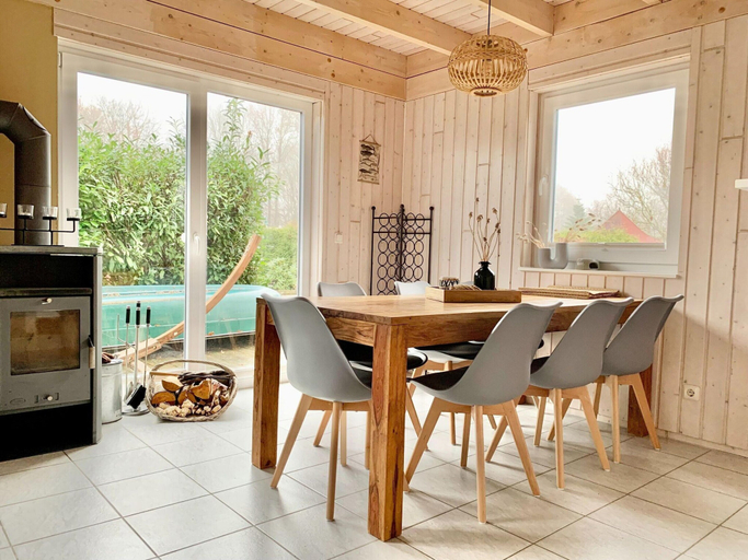 Dining 3, Holiday Home Seeblick With Sauna on Lake Dummer, Dummer, Ludwigslust-Parchim