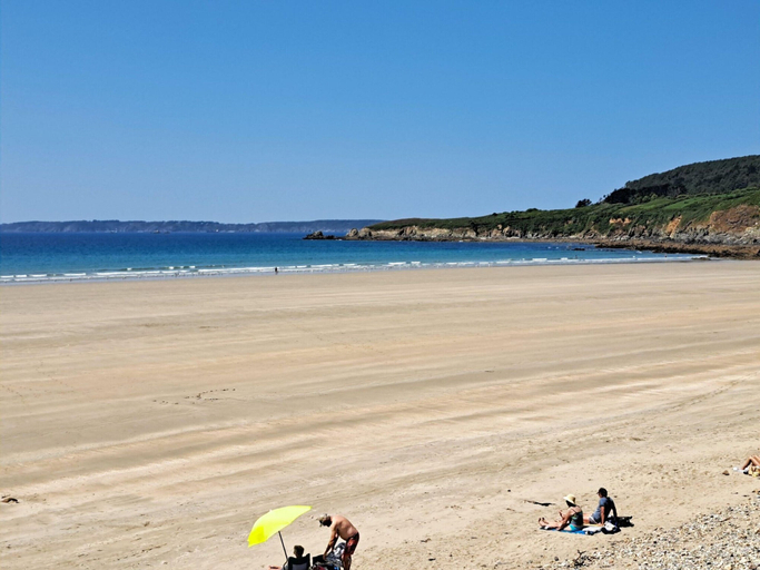 View from property 3, Villa in Crozon With Sea Views & Sandy Beach, Finistère