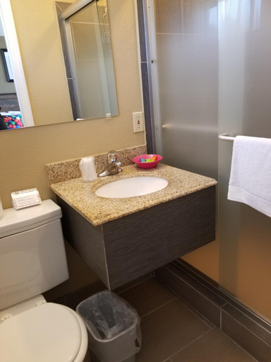 Bathroom 3, Greystone Motel, Addison