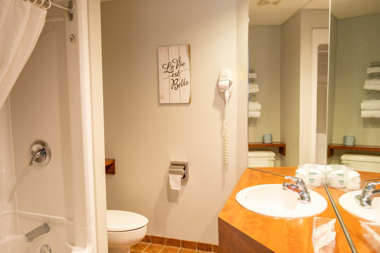 Bathroom 4, Hotel Le Voyageur, Beauce-Sartigan