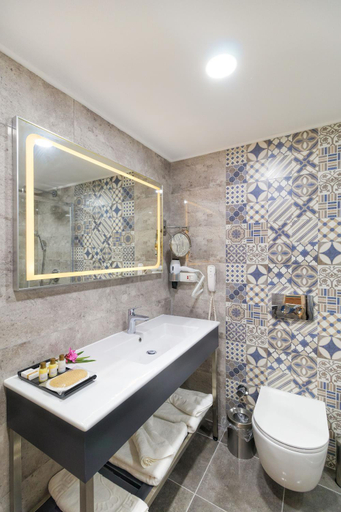 Bathroom, Amossia Elite Hotel, Marmaris