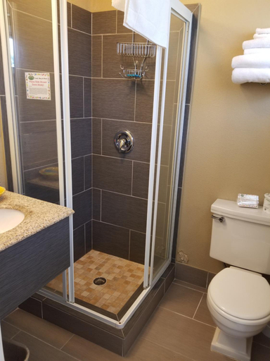 Bathroom 3, Greystone Motel, Addison