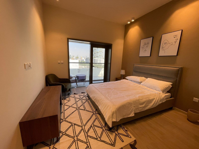 Bedroom, Park View Gorgeous Studio With Balcony, Dubai