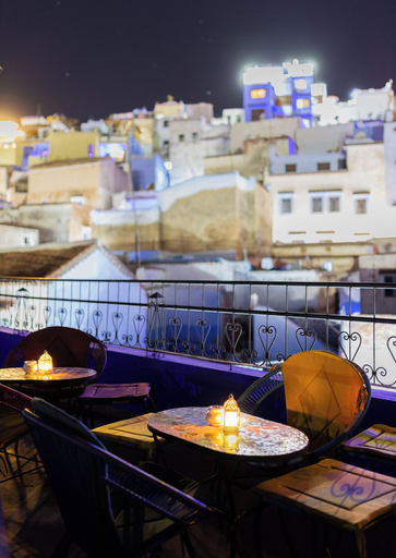 Food & Drinks 5, Iguana Azul, Chefchaouen