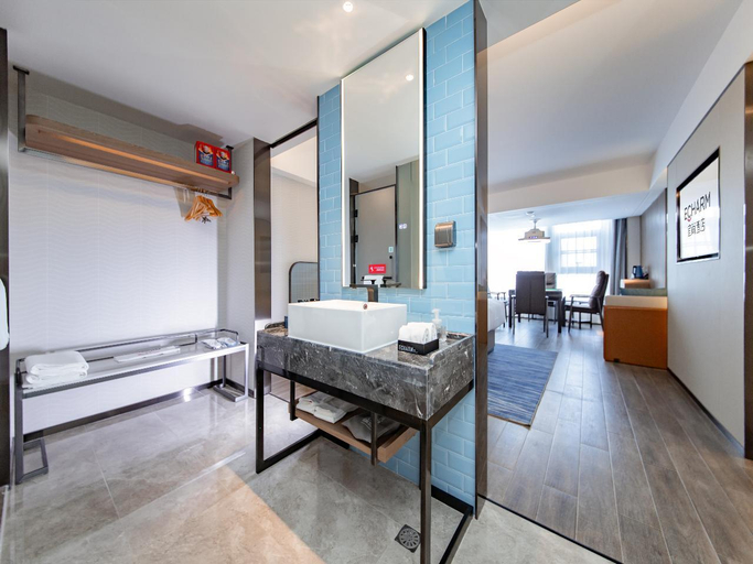 Bedroom 2, Echarm Hotel Wuhan Keting Polar Ocean World, Wuhan