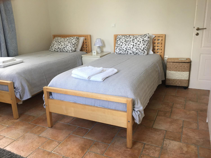 Bedroom 3, Gastouri Villa Pascalia with heated pool in October and views, Ionian Islands