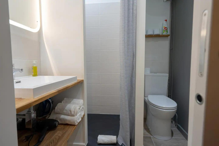 Bathroom 3, Marechal's Studio near train station & downtown, Loire-Atlantique
