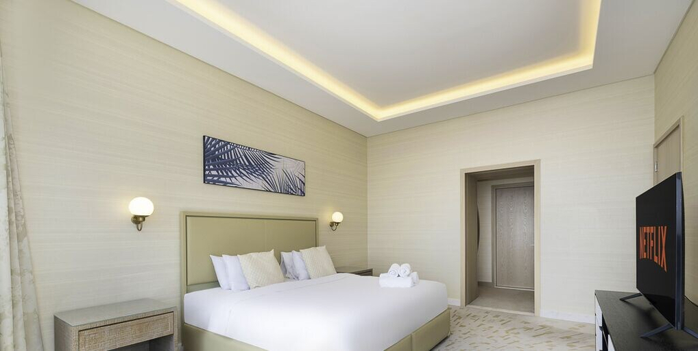 Bedroom, LUX Iconic Views at The Palm Tower 5, Dubai