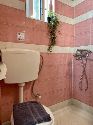 Bathroom 3, Panoramic View House, in Zipari - El Greco Apartments No 2, South Aegean