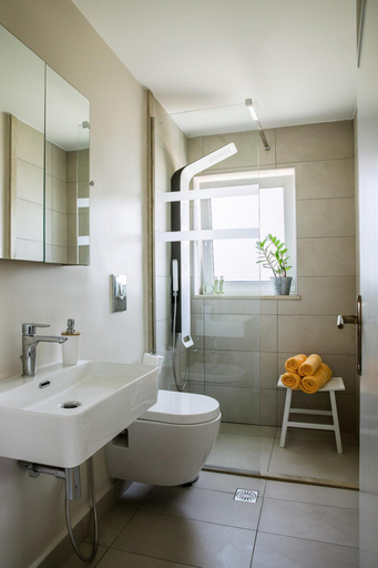 Bathroom 4, Villa Armi Large Private Pool Walk to Beach Sea Views A C Wifi Eco-friendly - 2809, Crete