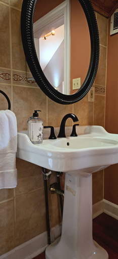 Bathroom, Guest House at Mt. Independence, Fauquier