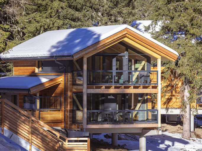 Exterior & Views 1, Superior Chalet With Sauna and hot tub, Murau
