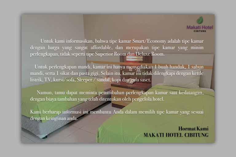 Bedroom 5, Makati Hotel Cibitung, Bekasi