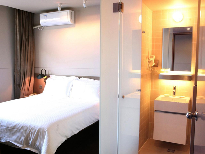 Bedroom, Jinjiang Inn Select (Wuhai Wanda Plaza), Wuhai