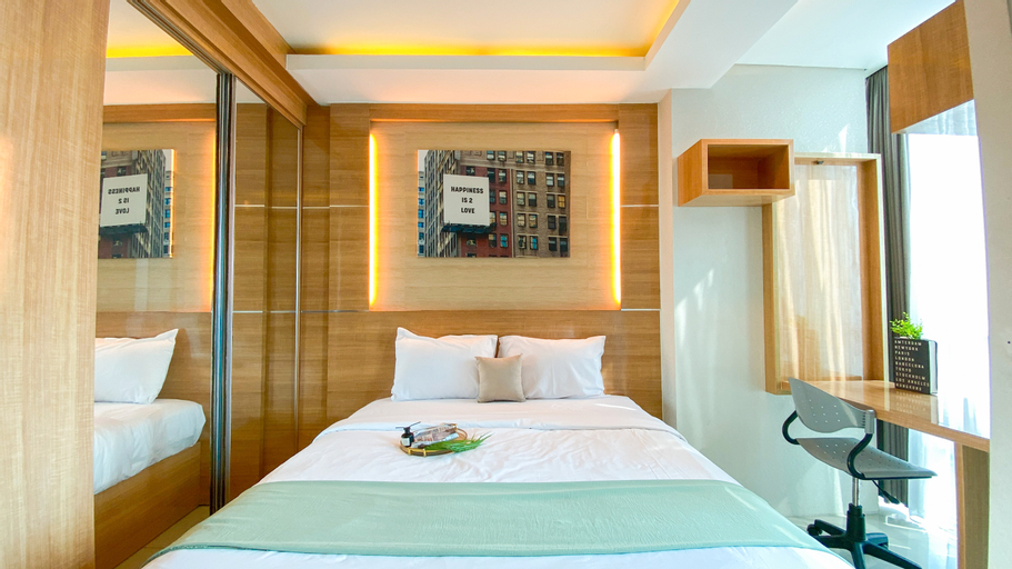 Cozy and Homey Studio Room at GP Plaza Apartment By Travelio, Central Jakarta