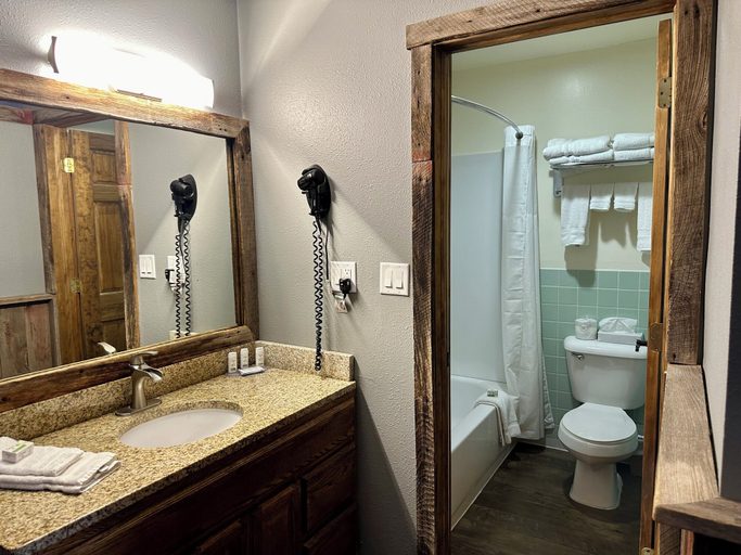 Bathroom 4, Americas Best Value Inn Wall, Pennington