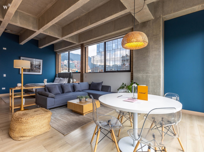 Room 2, w Classy Loft in Parque 93, Santafé de Bogotá