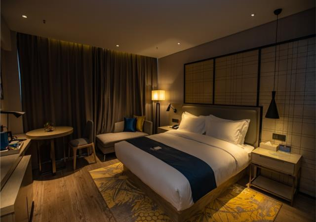 Bedroom 1, Echarm Hotel Zibo Gaoqing Zhongcheng Inernational, Binzhou