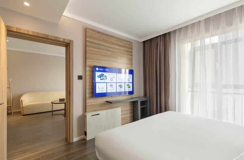 Bedroom 3, Hanting Hotel Qingdao Development Zone Zhongtie World Expo City, Qingdao