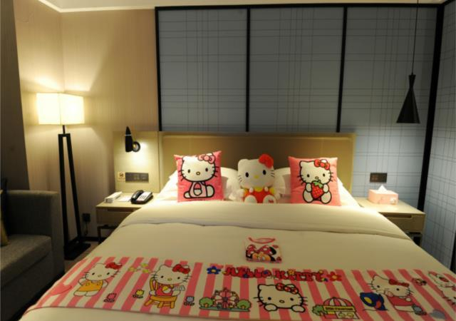 Bedroom 2, Echarm Hotel Nanning Chaoyang Square River View, Nanning