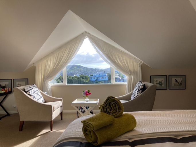 Bedroom, Khandallah Harbour View BnB, Wellington